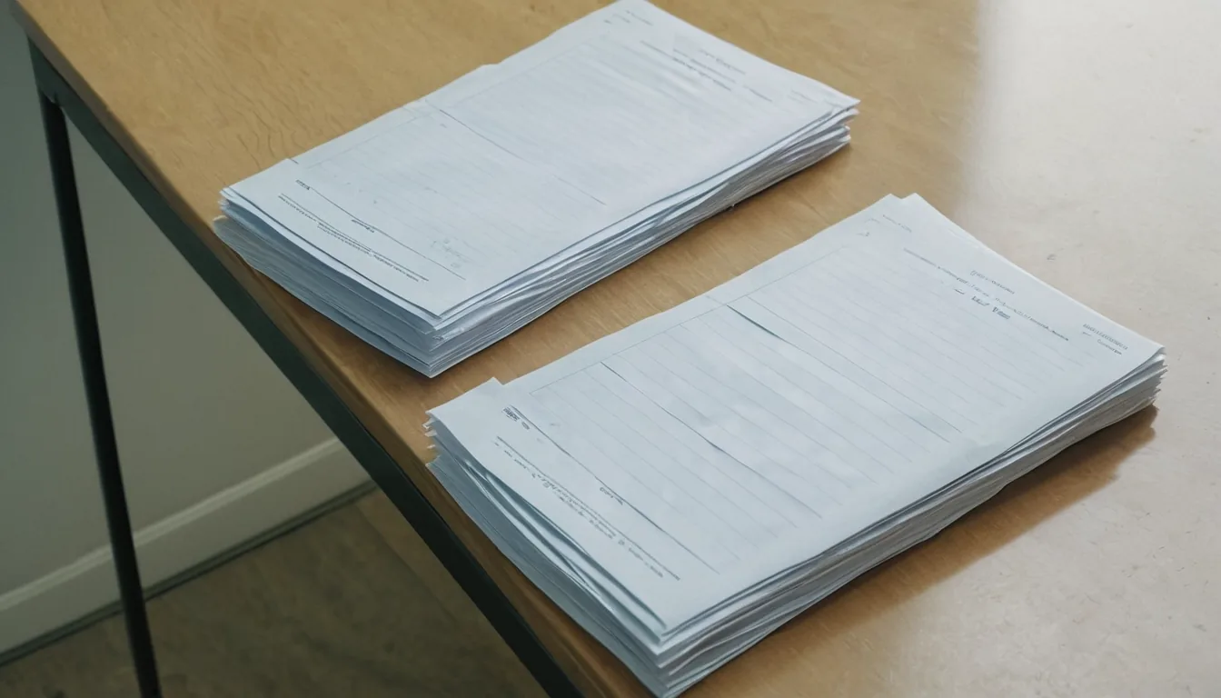 Two uneven stacks of documents side by side on a desk, representing unequal member contributions