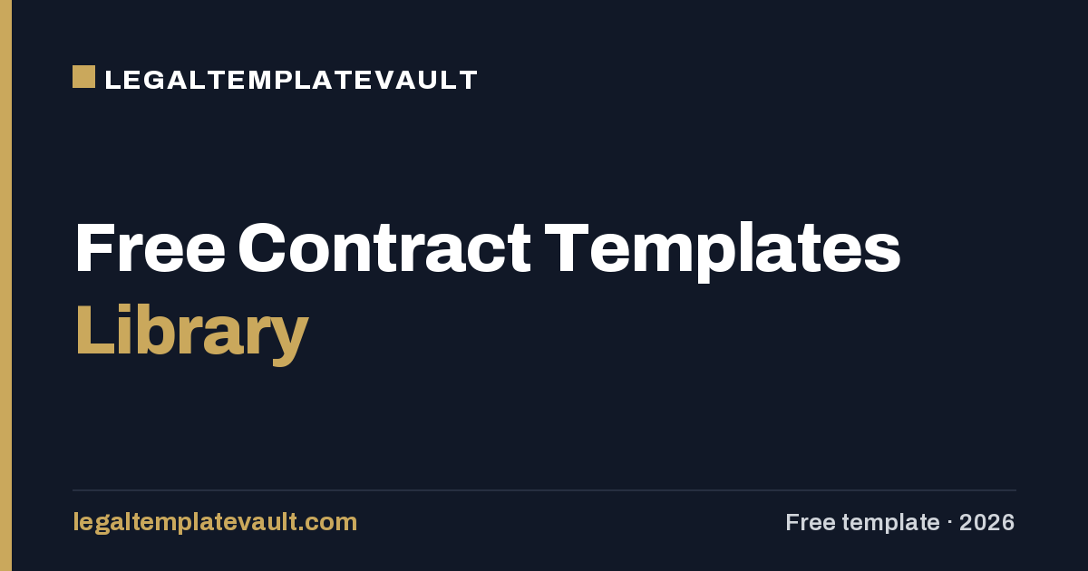 Example Lease Operating Statement Free Contract Templates Library - 2026 - LegalTemplateVault